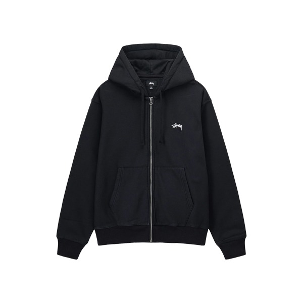 Pull à capuche zippé Stussy