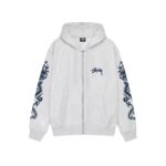 Sweat à capuche zippé Stussy Dragons