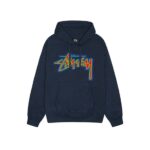 Stussy Thermal Stock Sweat à capuche Bleu marine